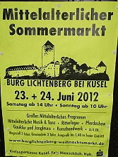 Mittelaltermarkt Burg Lichtenberg - Impressionen