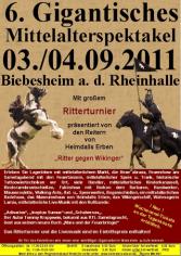 Gigantisches Mittelalterspektakel in Biebesheim - Sonntag