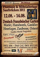 Deutsch Französischer Garten Saarbrücken - Mittelaltermarkt 2011