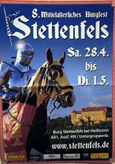 Mittelalterliches Burgfest auf Burg Stettenfels