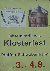 Klosterfest Pfaffen-Schwabenheim 2013