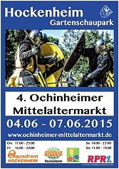 Mittelaltermarkt Hockenheim 2015- Markteröffnung