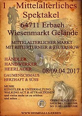 Mittelalterliches Spektakel in Erbach 2017