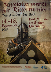 Aktuelle Bilder vom Ritterturnier auf dem Mittelaltermarkt in Bad Münster am Stein/Ebernburg 2018