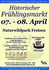 Aktuelle Bilder vom Historischen Frühlingsmarkt im Wildtierpark in Freisen 2018