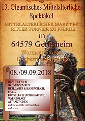 Aktuelle Bilder vom Mittelaltermarkt in Gernsheim 2018