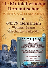 Aktuelle Bilder vom Mittelalterlichen Weihnachtsmarkt in Gernsheim 2018
