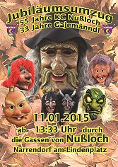 Narrenumzug in Nußloch 2015