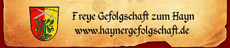 Freye Gefolgschaft zum Hayn