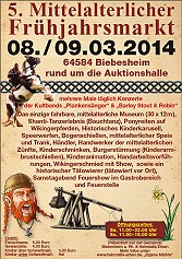 Mittelalterlicher Frühjahrsmarkt in Biebesheim 2014