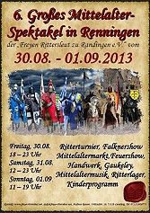 Mittelalter Spektakel in Renningen 2013