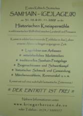 Samhain Gelage 2009 - Kriegerherzen