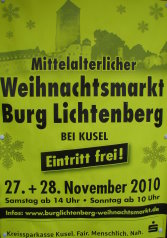 Burg Lichtenberg bei Kusel - Mittelalterliche Burgweihnachten