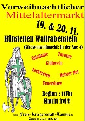 Freie Kriegerschaft Taunus e.V.- Weihnachtlicher Mittelaltermarkt