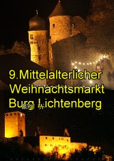 Mittelalterlicher Weihnachtsmarkt auf Burg Lichtenberg - Kusel