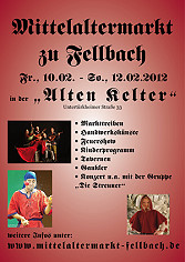 Alte Kelter Fellbach - Hallenmittelaltermarkt 2012