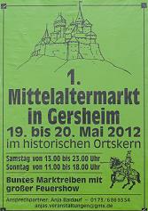 1. Mittelaltermarkt Gersheim