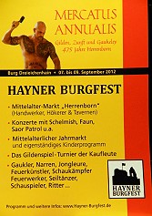Hayner Burgfest 2012 - Faun Konzert am Freitag