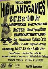 Woinemer Highlandgames Weinheim 2012