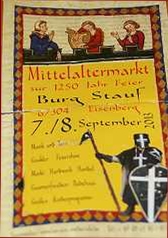 Mittelaltermarkt auf Burg Stauf - Eisenberg 2013
