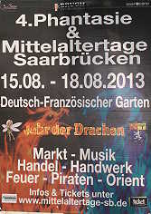 Phantasie und Mittelalter Tage 2013 in Saarbrücken