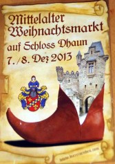Mittelalterlicher Weihnachtsmarkt Schloss Dhaun 2013 - Feuershow Caledonia Flames