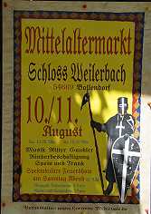 Mittelaltermarkt auf Schloss Weilerbach 2013