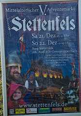 Mittelalterlicher Adventsmarkt Burg Stettenfels 2013