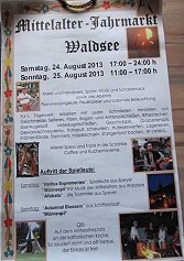 Mittelaltermarkt in Waldsee 2013