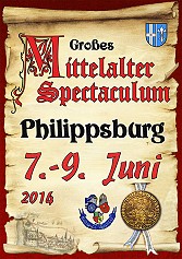 Mittelalterspektakel Philippsburg 2014 - Montag
