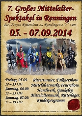 Mittelaltermarkt in Renningen 2014 - Feuershow