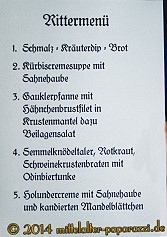 Ritteressen bei den Reisenden in Simmertal
