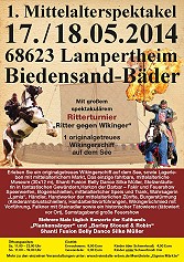 Mittelaltermarkt Lampertheim 2014 - Turnier Heimdalls Erben 