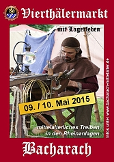 Vierthähler Mittelaltermarkt in Bacharach 2015