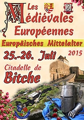 Europäisches Mittelalter auf der Citadelle Bitche 2015