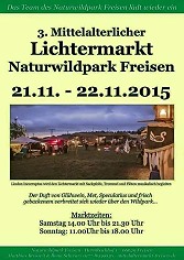 Mittelalterlicher Lichtermarkt in Freisen 2015