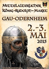 Mittelalterlicher König Rudolph Markt Gau-Odernheim 2015