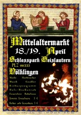 Mittelaltermarkt im Schlosspark in Geislautern 2015