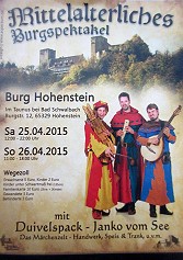 Mittelaltermarkt auf Burg Hohenstein 2015