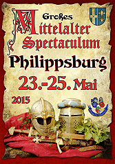 Mittelalter Spectaculum Philippsburg  2015 - Samstag