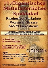 Mittelaltermarkt Gernsheim 2016 - Sonntag
