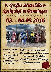 Mittelaltermarkt Rennigen 2016 - Feueshow Freitag