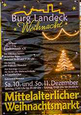 Mittelalterlicher Weihnachtsmarkt Burg Landeck 2016