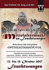 Bilder vom Konzert von Dunkelschön auf dem Mittelaltermarkt in Feuchtwangen 2017