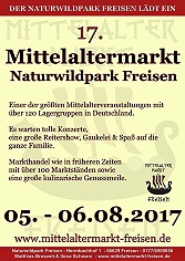 Bilder vom Mittelaltermarkt im Naturwildpark in Freisen 2017