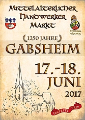 Bilder vom Mittelalterlichen Handwerkermarkt in Gabsheim 2017