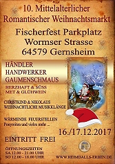 Bilder vom Mittelalterlichen Weihnachtsmarkt in Gernsheim 2017