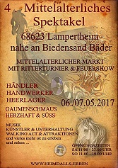 Bilder vom Mittelatlerlichen Spektakel in Lampertheim 2017 Samstag- Heimdalls Erben