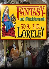 Bilder vom Fantasy und Mittelaltermarkt auf der Loreley 2017