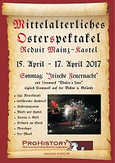 Mittelalterliches Osterspektakel Mainz Kastel in der Reduit 2017